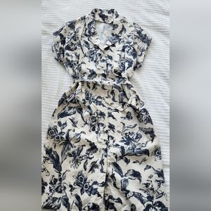 Frank & Oak Linen Blend Dress